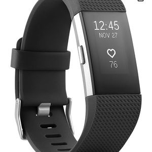 Fitbit Charge 2 w/ charger. Used but in great condition + NEW extra white band